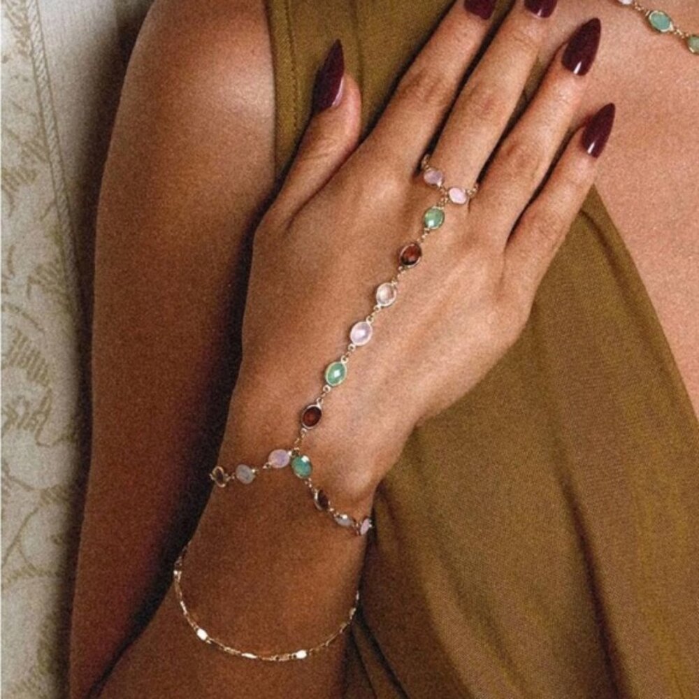 Gemstone Hand Chain N1595